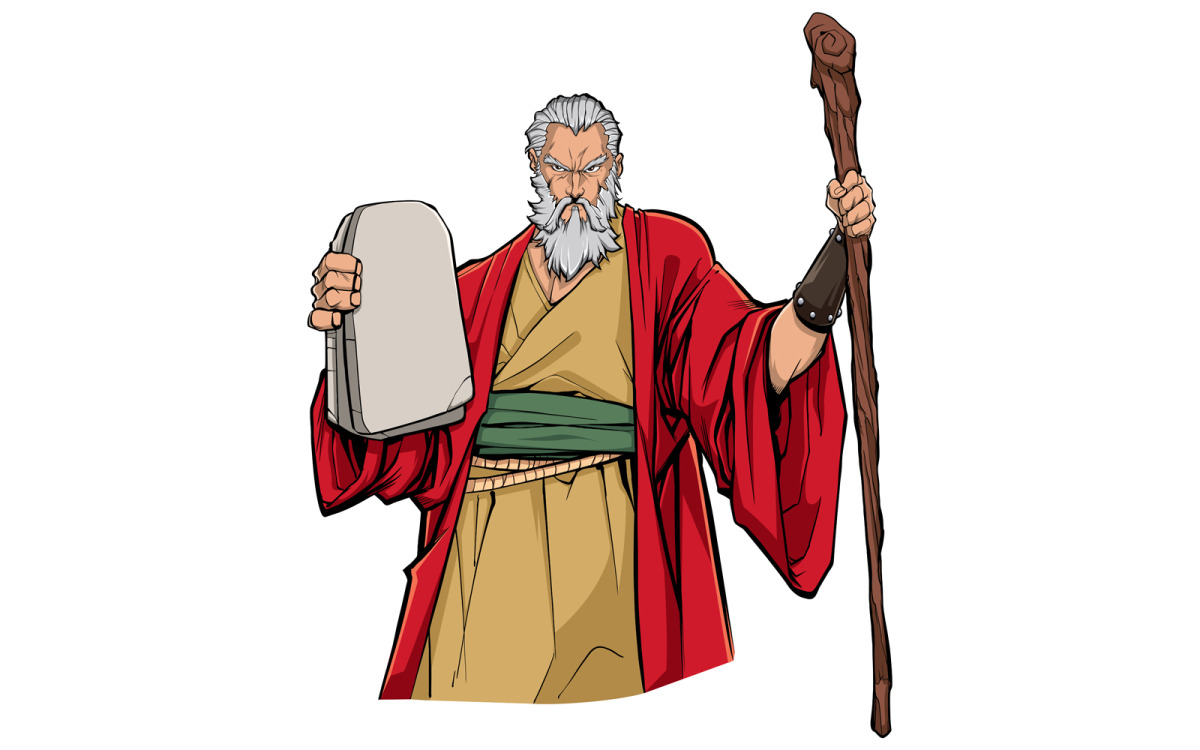 Moses - Illustration #145492 - TemplateMonster