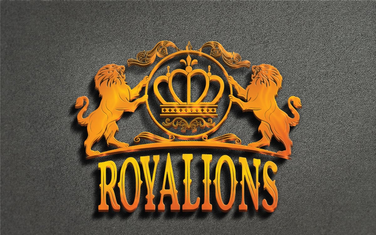 Royal Lion Crown logo And Crown King Lion Logo Template