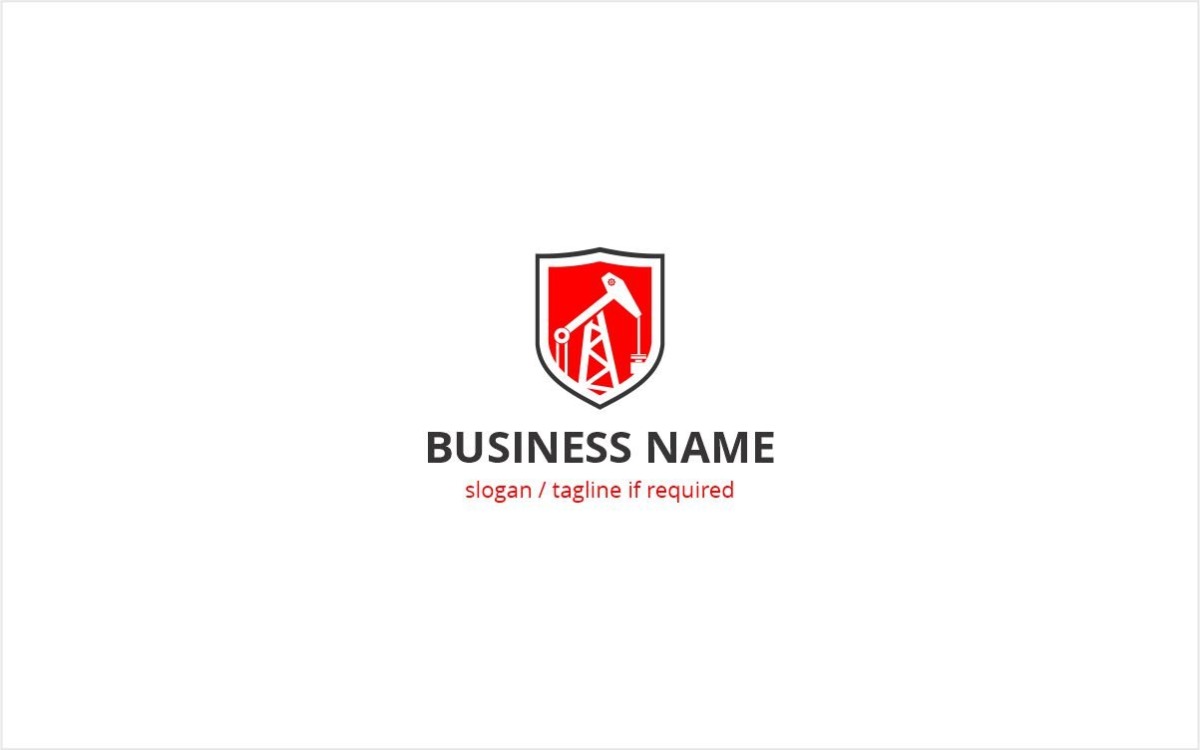 Drilling Rig Design Logo Template 149003 TemplateMonster