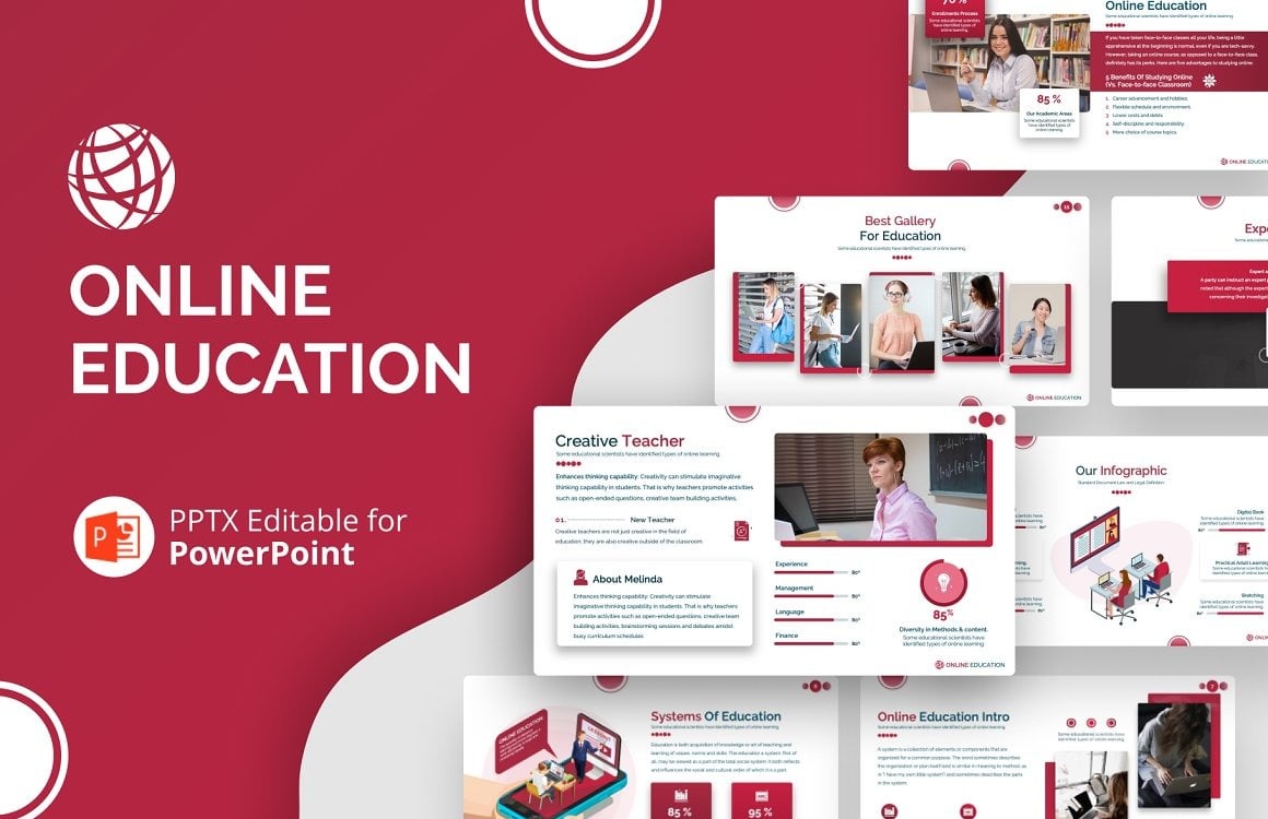 powerpoint presentation about online education