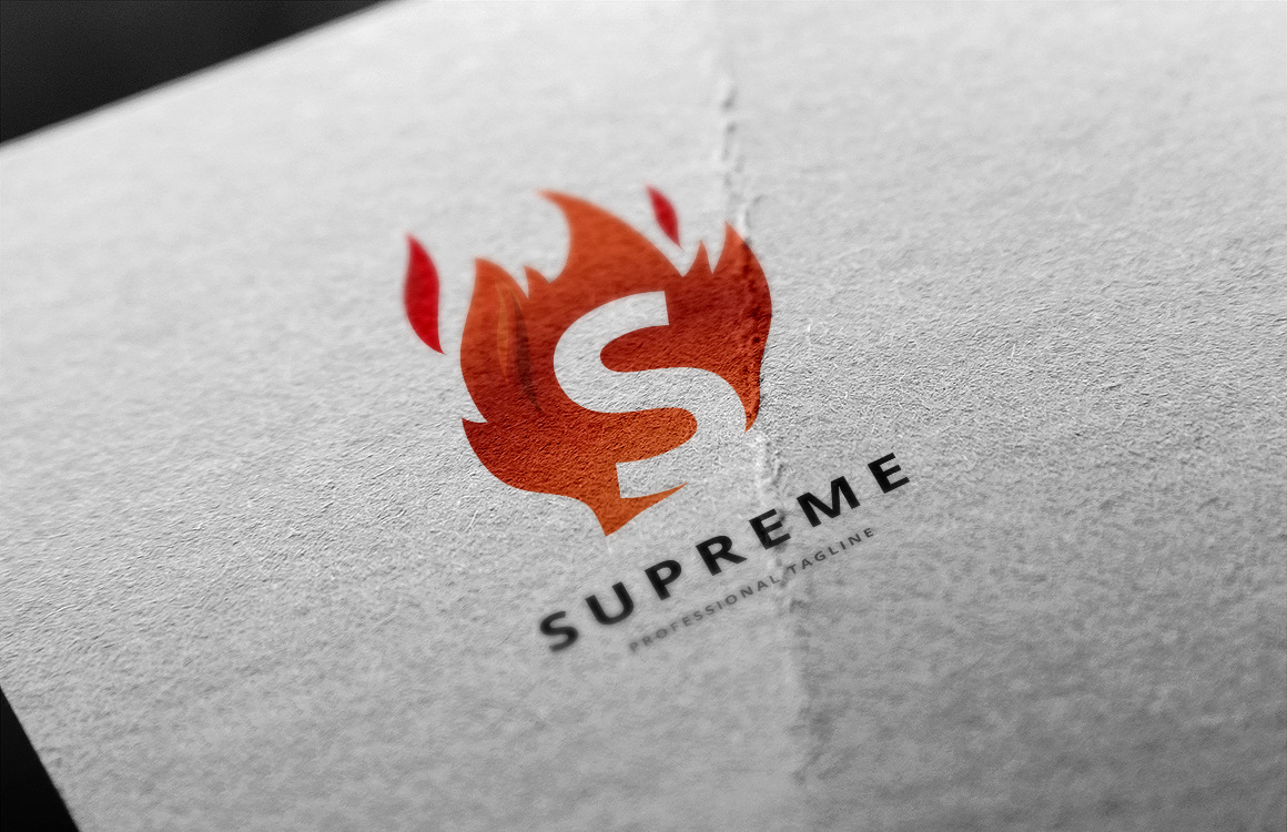 Letter S and Fire Logo Design Template Graphic by firojbrand · Creative  Fabrica