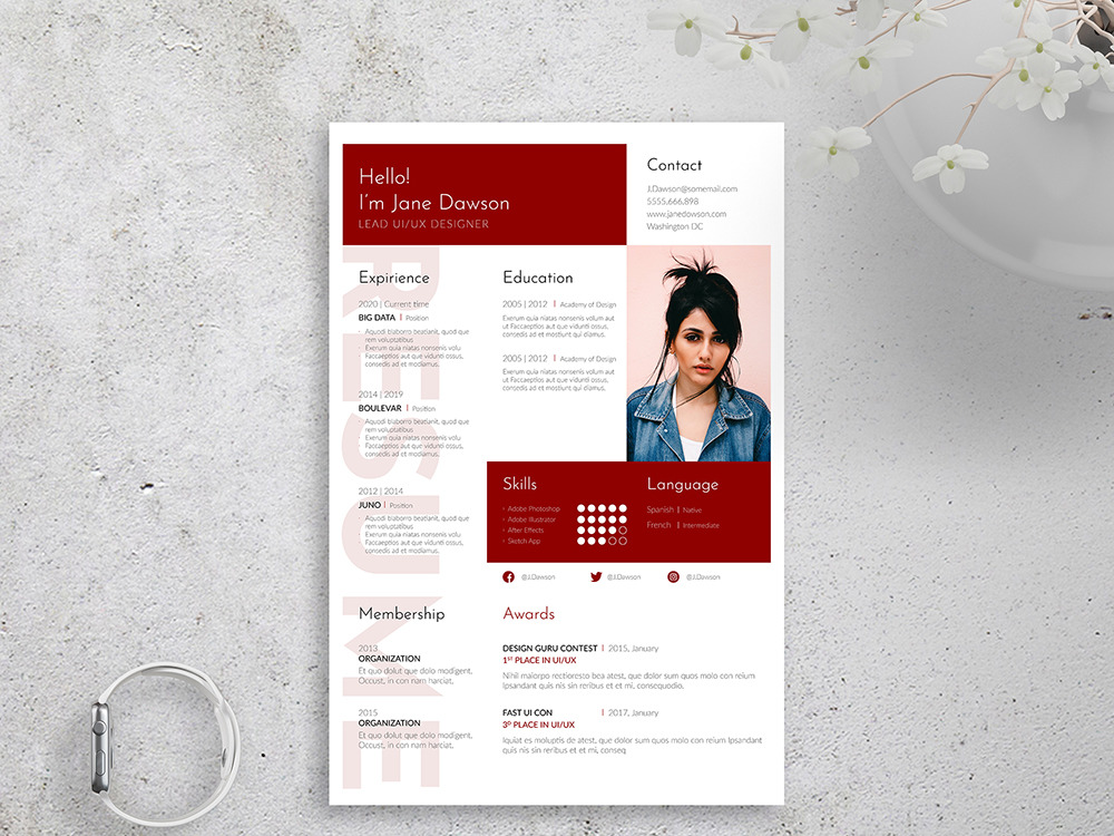 indesign resume template download indesign resume template download