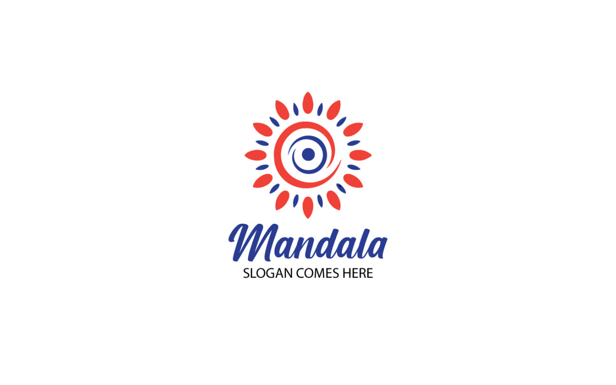 Fish mandala logo