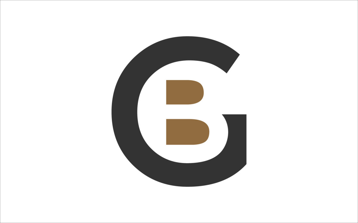 Premium Vector | B g creative modern abstract logo design