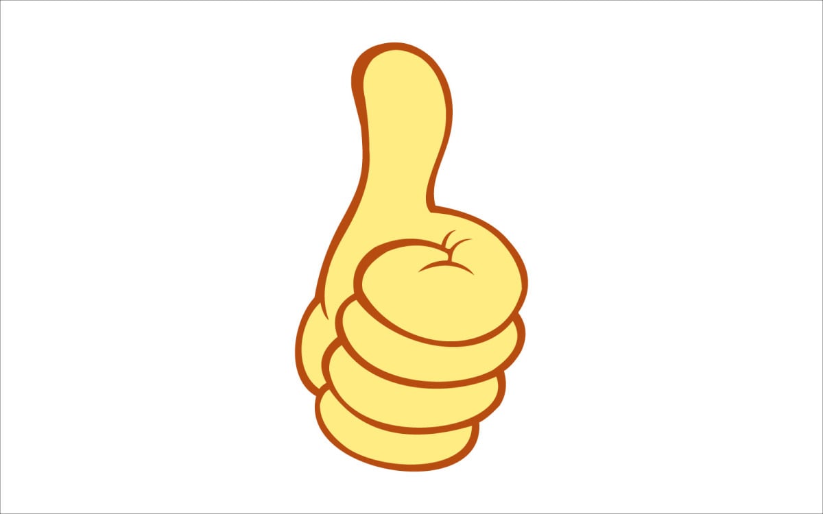 Duim omhoog Vector Logo sjabloon #166246 - TemplateMonster, image size:1200x750