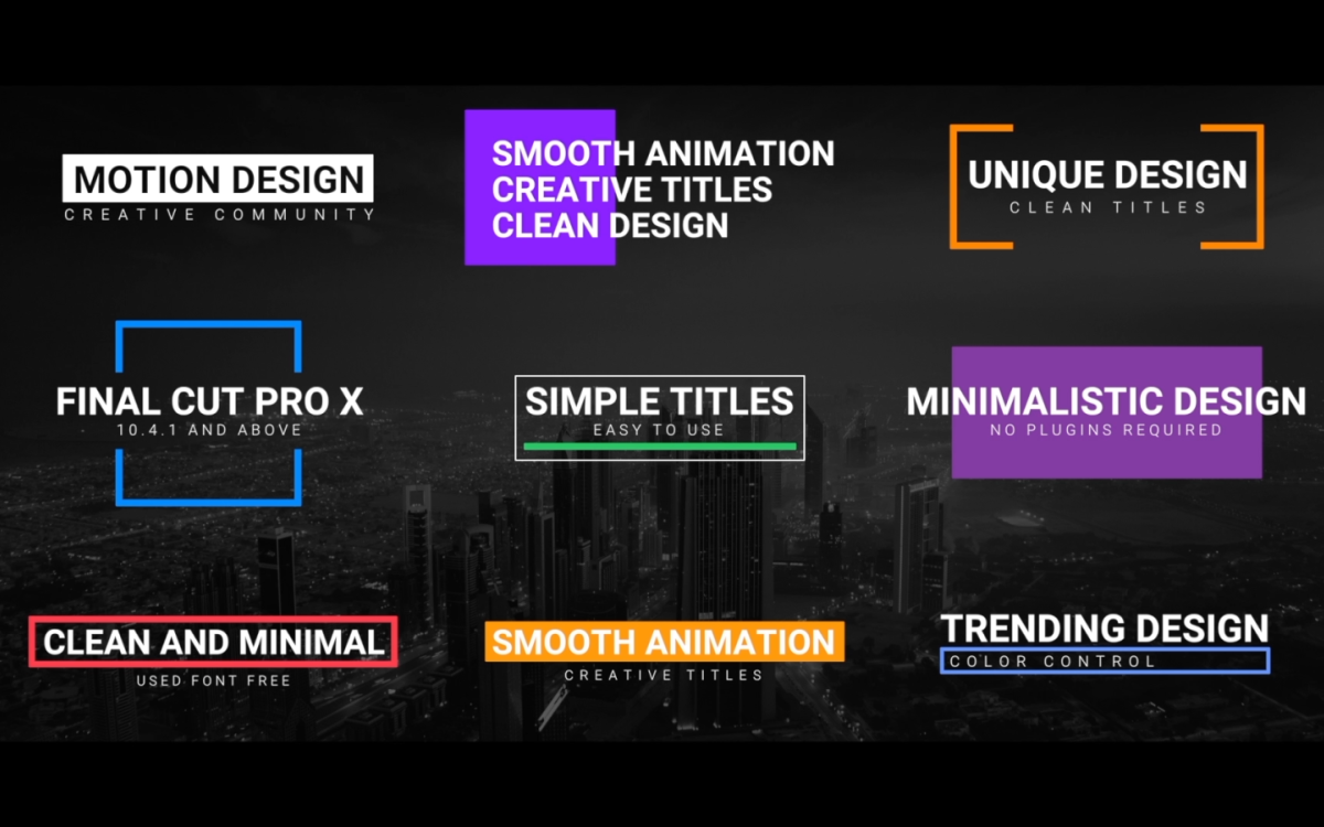 Clean Titles - Final Cut Pro Template - TemplateMonster Clean Titles - Final Cut Pro Template - TemplateMonster