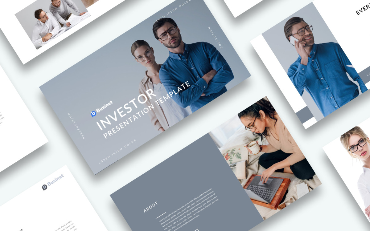 Free Investor Presentation PowerPoint template Throughout Investor Presentation Template