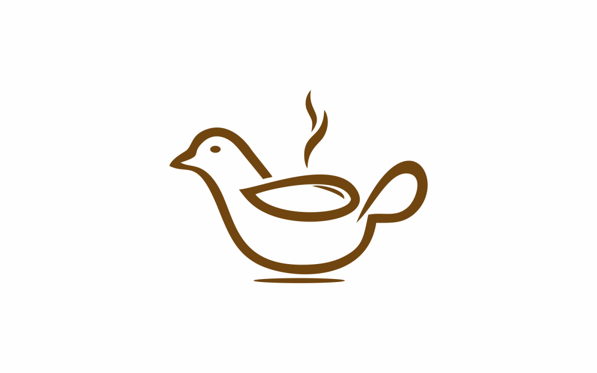 Coffee Bird Logo template 176449 TemplateMonster