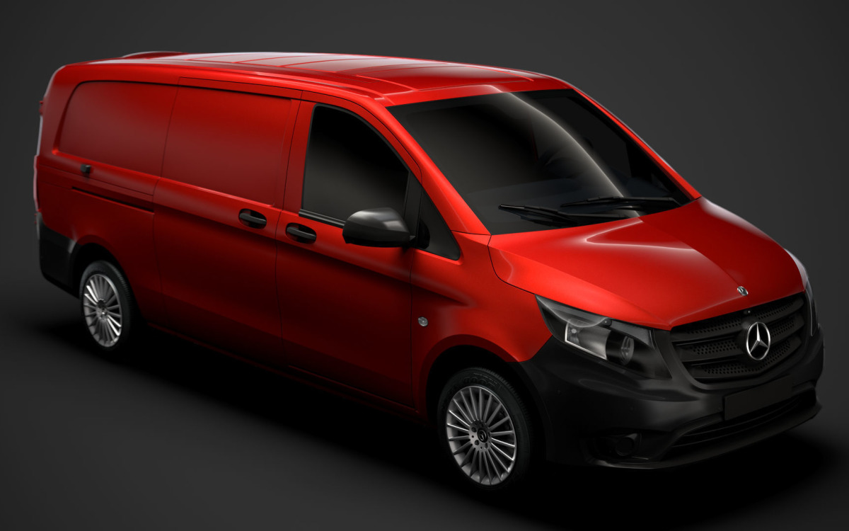 Mercedes Benz Vito Panel Van L3 2019 Modelo 3D