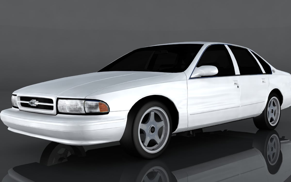 1996 Chevrolet Impala 3D Модель #178088 - TemplateMonster