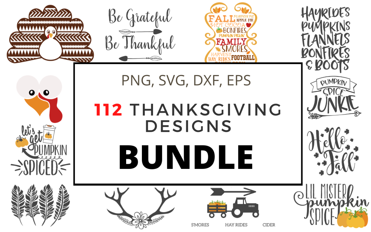 Thanksgiving Football Monogram Bundle Football Turkey Svg 