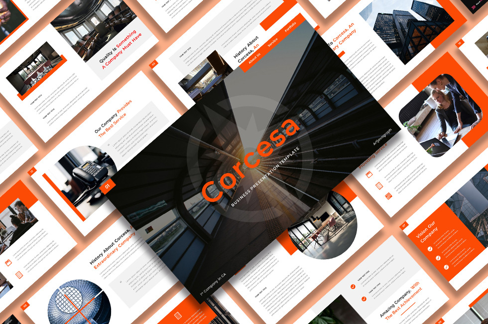 Corcesa Business Keynote Template Presentation