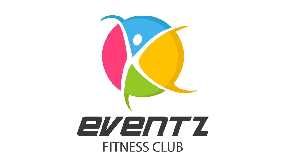 Eventz Fitness Club Logo Template Templatemonster