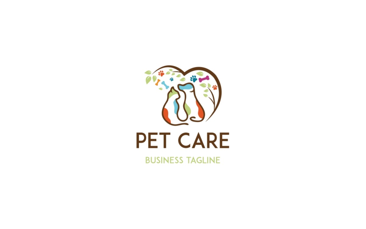 Pet Care Custom Logo Design #232839 - TemplateMonster