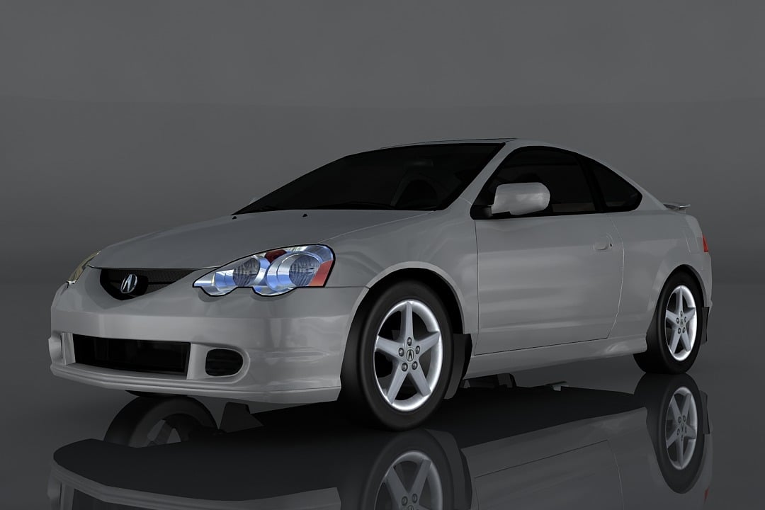 01 Acura Rsx Type S 3d Model Templatemonster