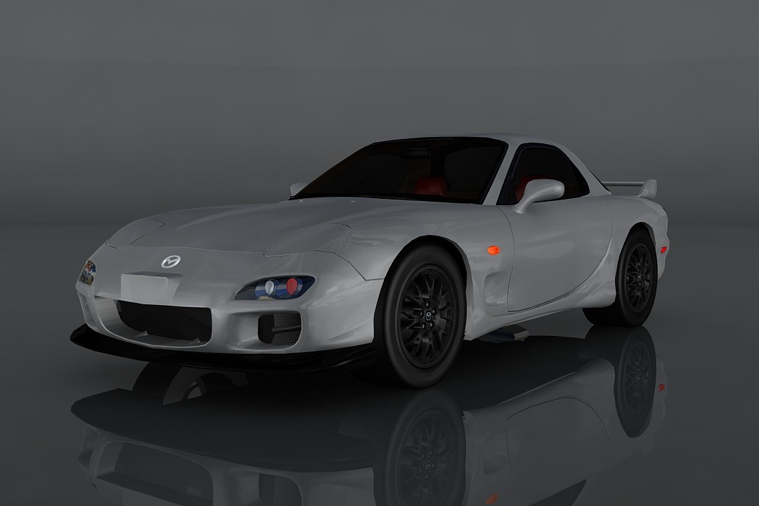 2002 Mazda RX-7 Spirit 3d modelo #186642 - TemplateMonster