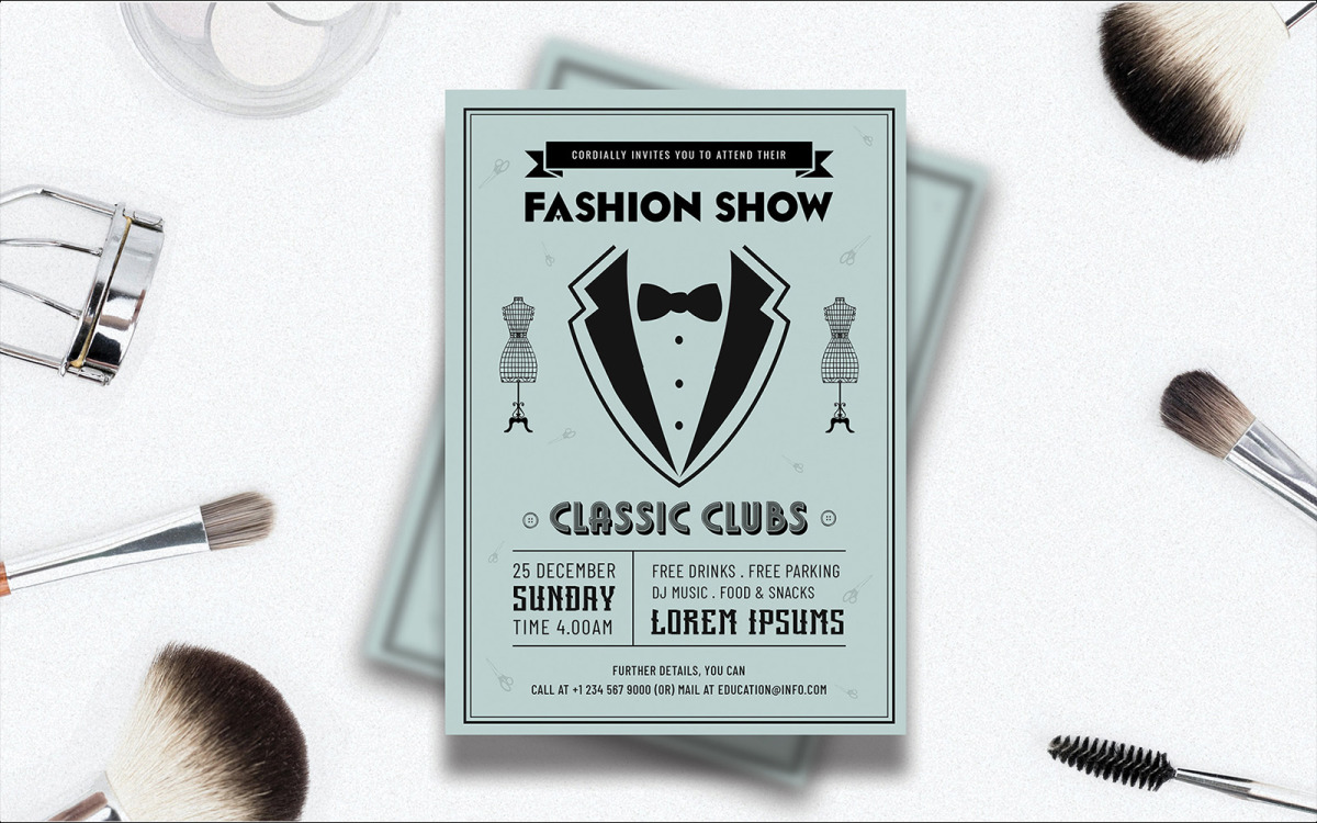 Creative Fashion Show Flyer Free Download | Download Creative Fashion ...
