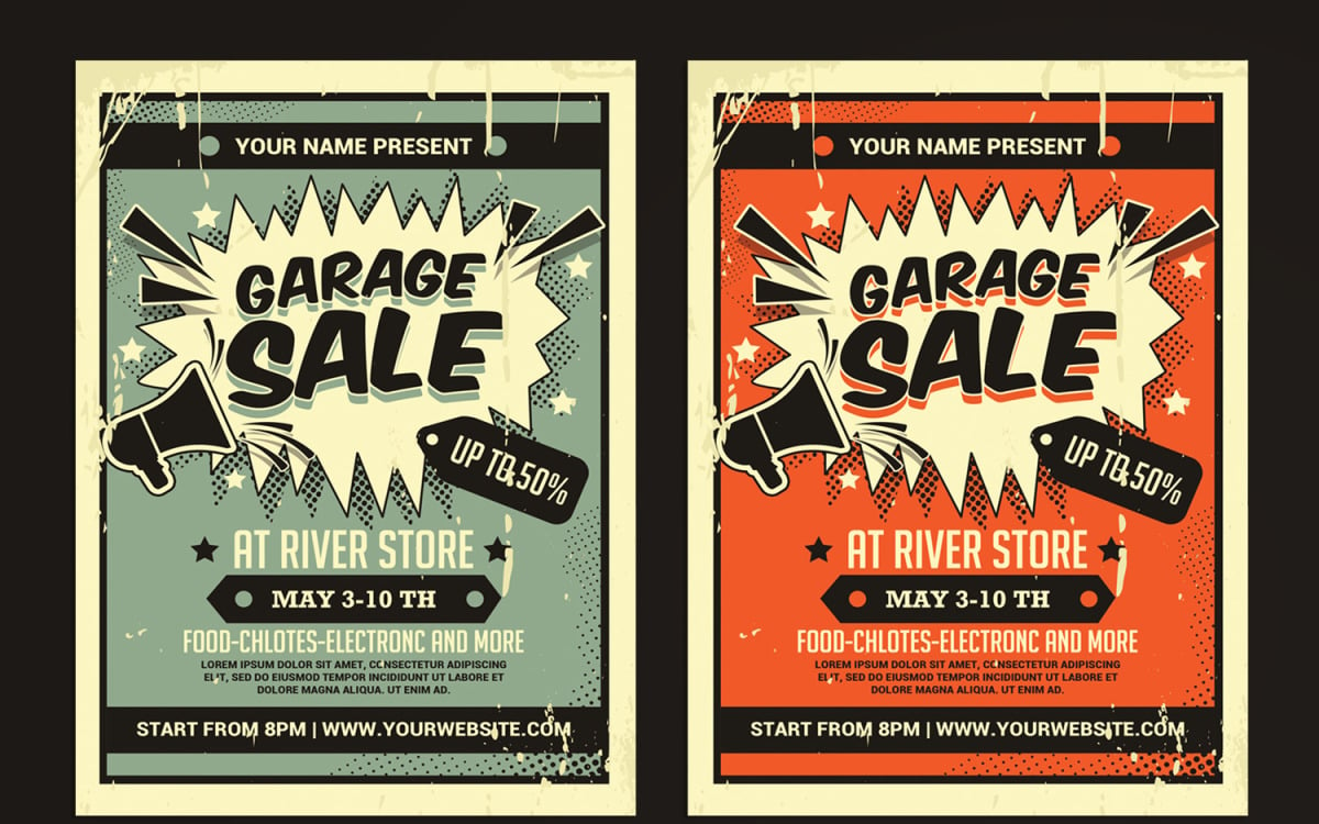 Garage Sale Flyer Template Regarding Garage Sale Flyer Template