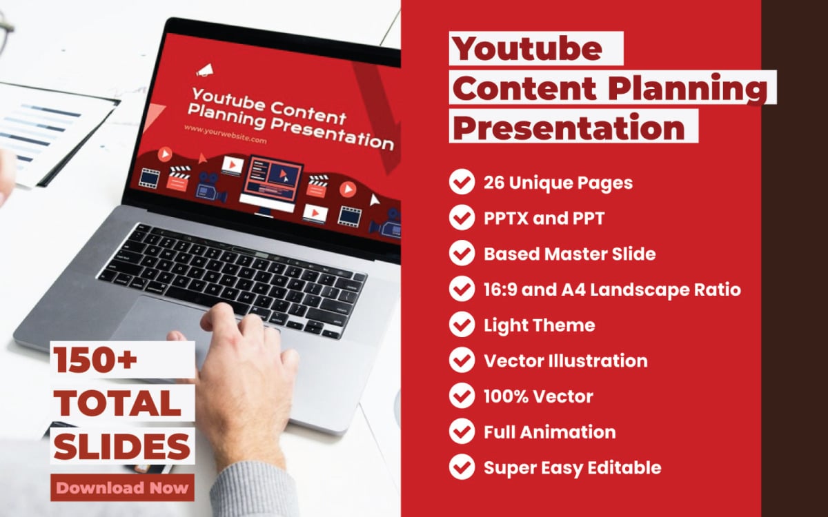 youtube-content-planning-presentation-powerpoint-template-free-download