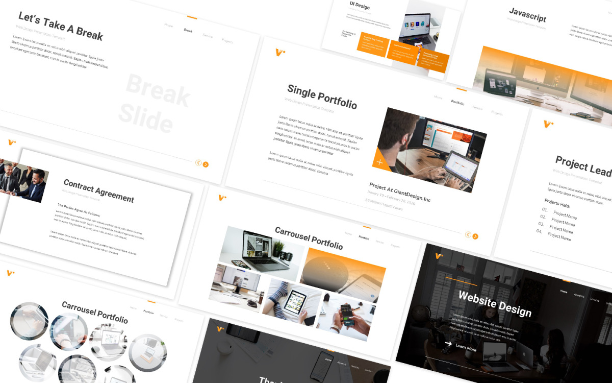 Website Design Powerpoint Template #195218 - TemplateMonster