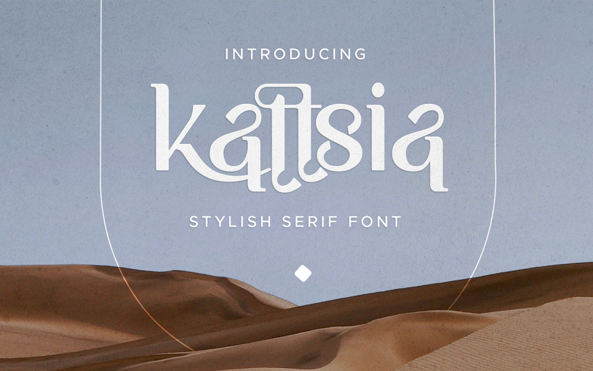 Kattsia - Fuente con estilo Serif #196104 - TemplateMonster