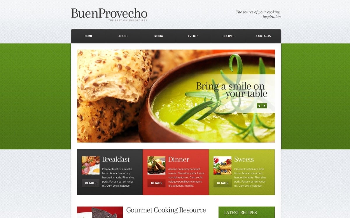 free-cooking-recipe-wordpress-layout-website-template