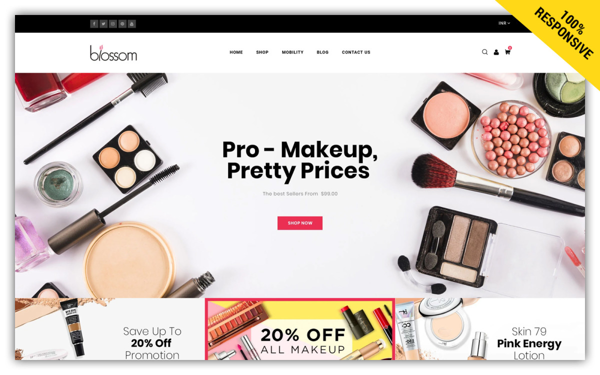 Blossom Store Shopify Theme #198899 - TemplateMonster
