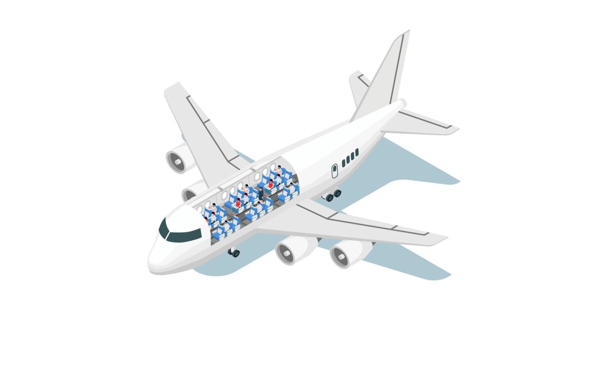 Ilustração Isométrica Do Ícone Do Avião Militar Para Infográficos