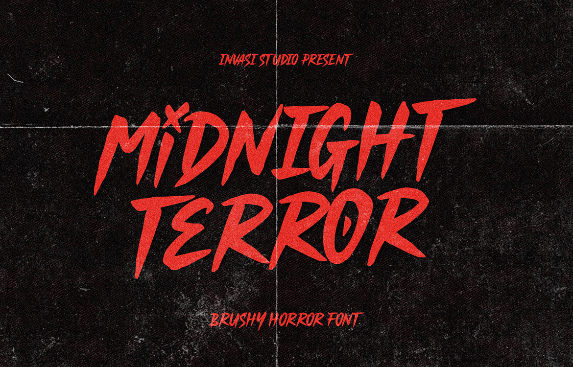 Midnight Terror - шрифт ужасов