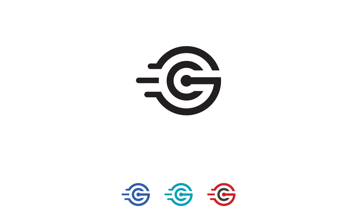 Premium Vector | Cg logo design template vector graphic branding element