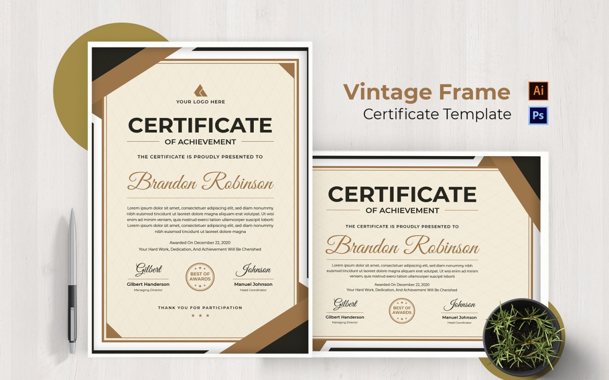 Hard Worker Award Printable Certificate