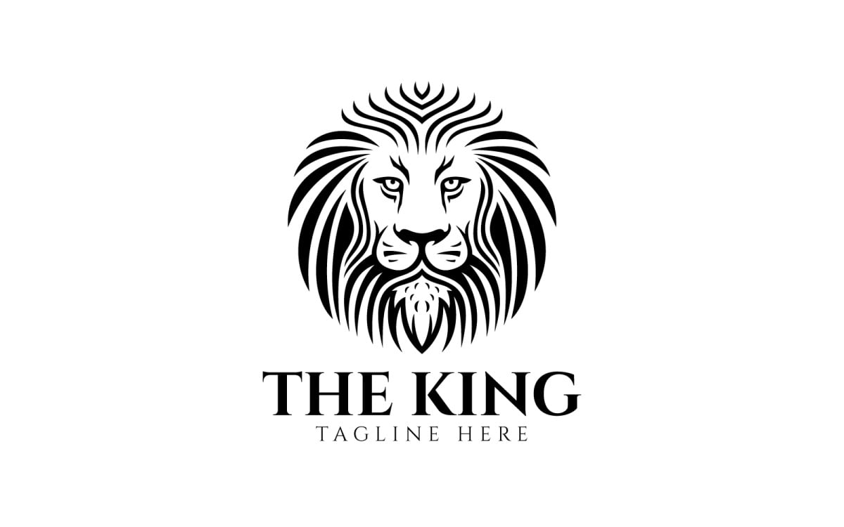 Proud Lion King Logo