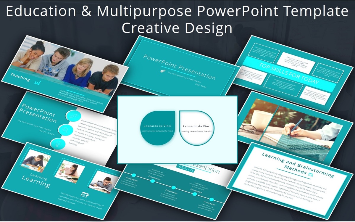 Libro interattivo - modello di PowerPoint - TemplateMonster