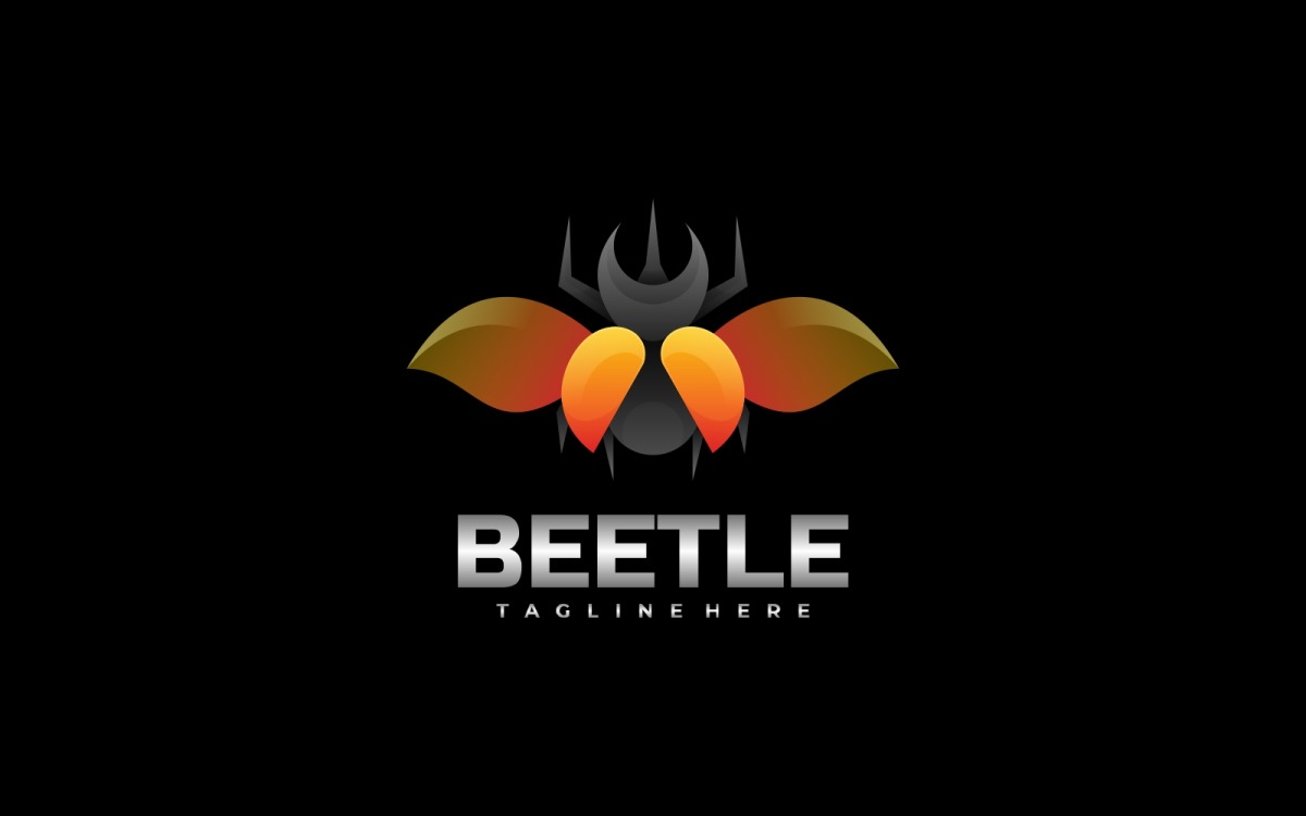 Beetle Gradient Logo Graphic by artnivora.std · Creative Fabrica