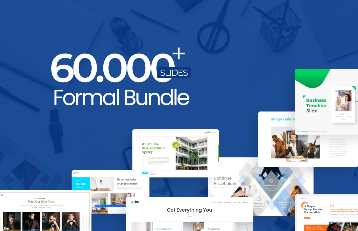 + Formal Bundle PowerPoint Template - TemplateMonster