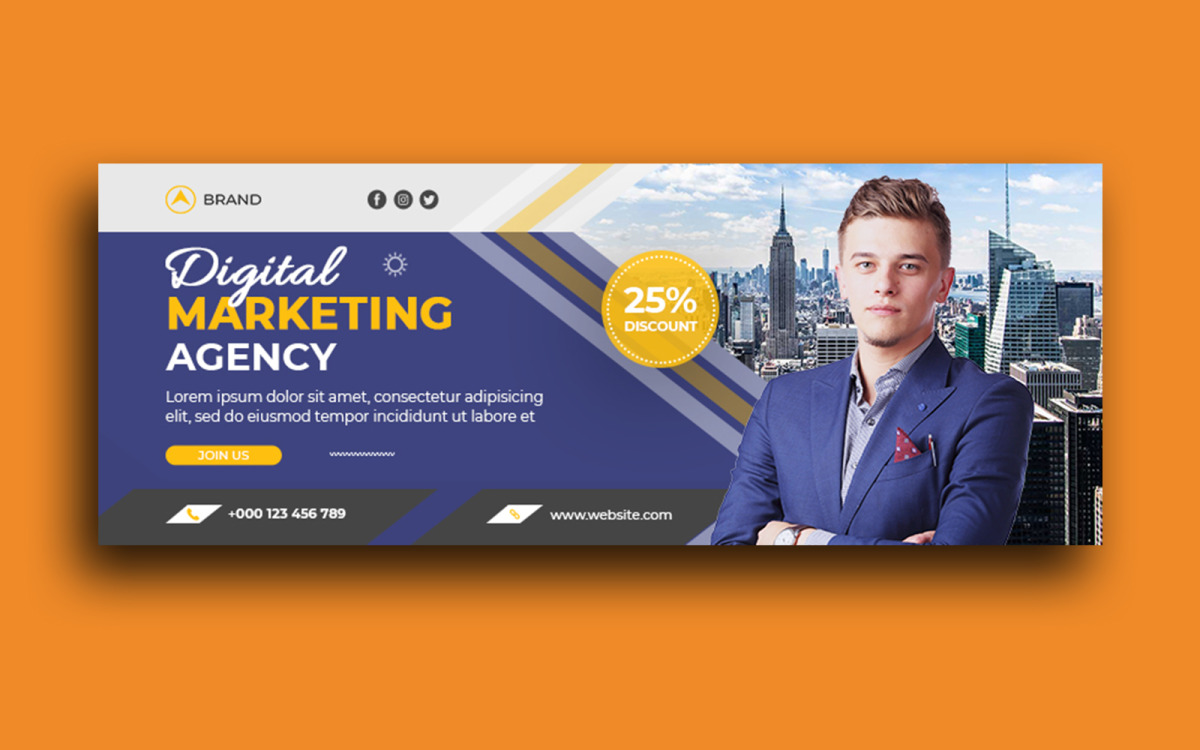Digital marketing agency Facebook banner