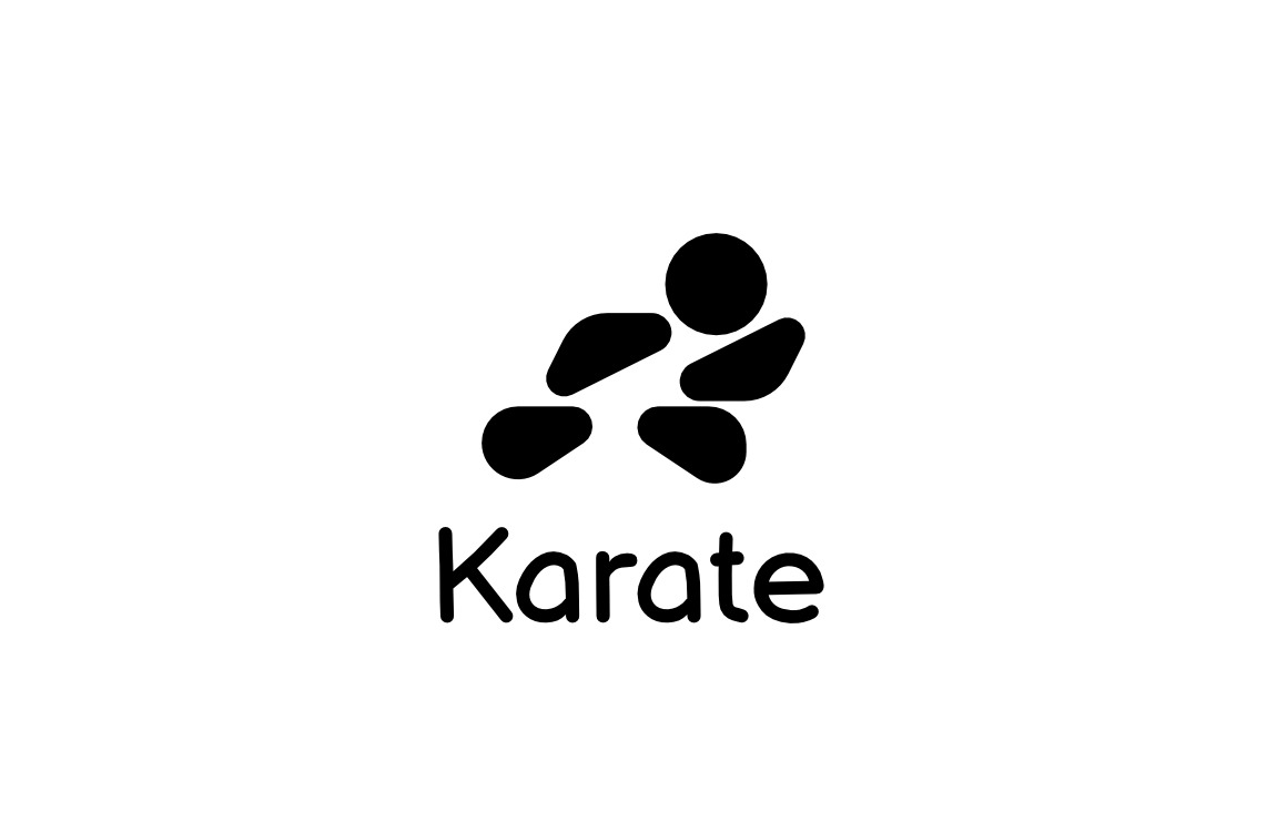 karate logo vector illustration 7933755 Vector Art at Vecteezy