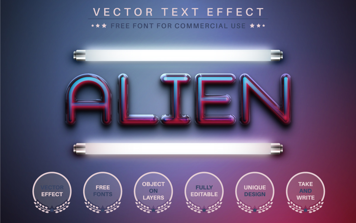 alien text font free