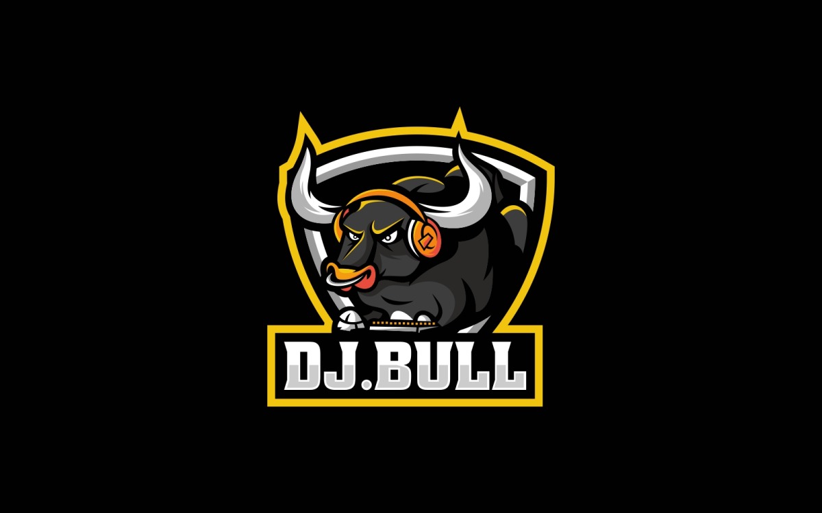 Bull Sports Logo Design Template #191658 - TemplateMonster, image size:1200x750