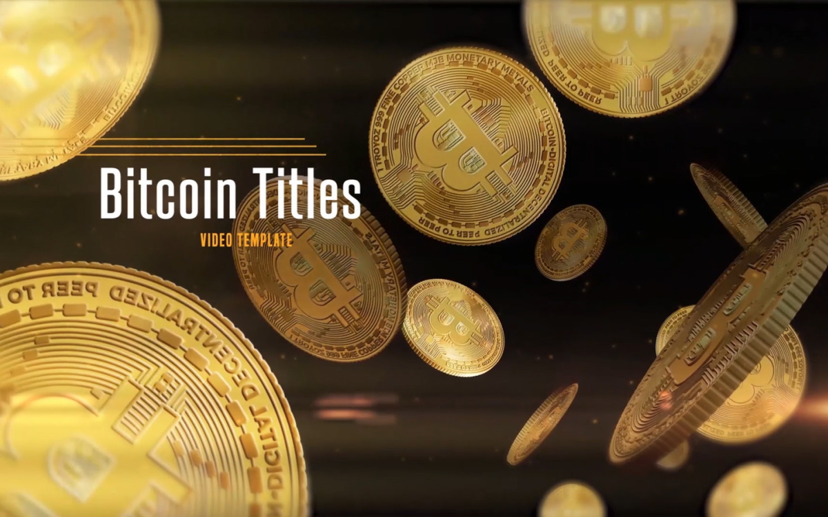 Cryptocurrency Bitcoin Titles | After Effects template