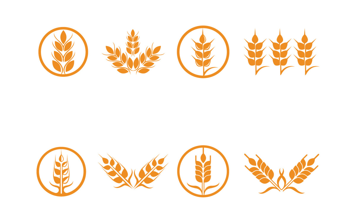 Logo Design Rice Stock Illustrations, Cliparts and Royalty Free Logo Design  Rice Vectors