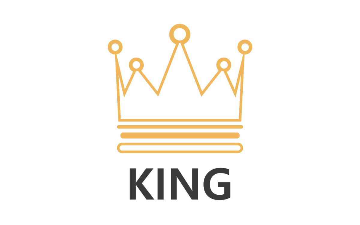vintage crown logo template