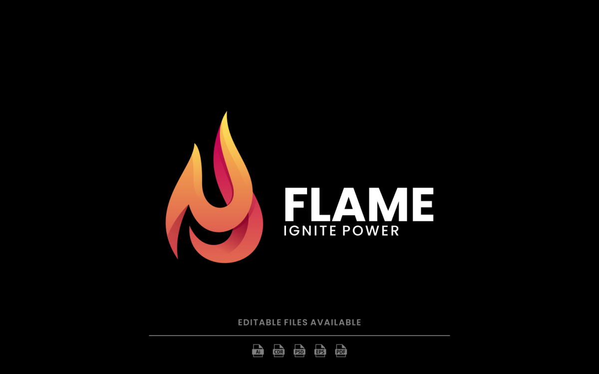 Ignite, Flames, Fire, GASS, PLU,BING, Oil Logo Inspiration Vector Stock  Vector | Adobe Stock