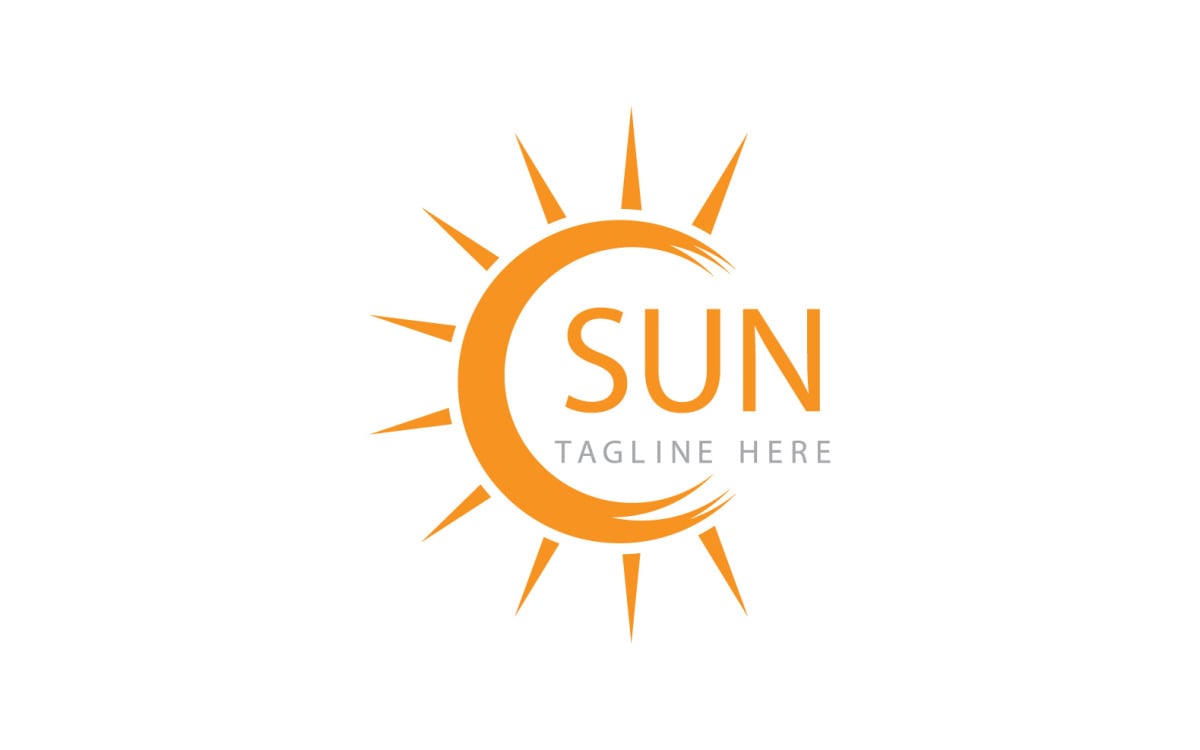 sun rising icon vector stock image