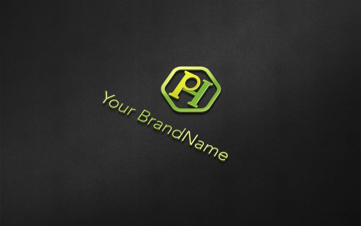 Letter Ph Logo Design Template Stock Vector (Royalty Free) 1879696729 |  Shutterstock | Text logo design, Pr logo, Logo design template