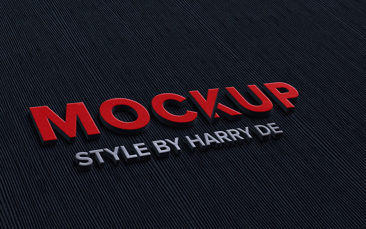 Luxury Logo Mockup on White Craft Paper Graphic by Harry_de