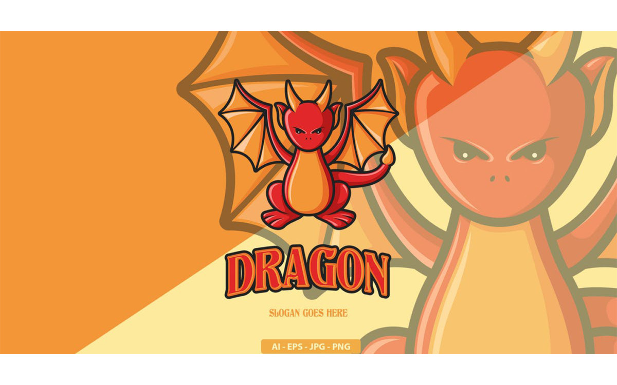 Dragon Mascot Logo - Dragon Mascot Logo - TemplateMonster Dragon Mascot Logo - Dragon Mascot Logo - TemplateMonster