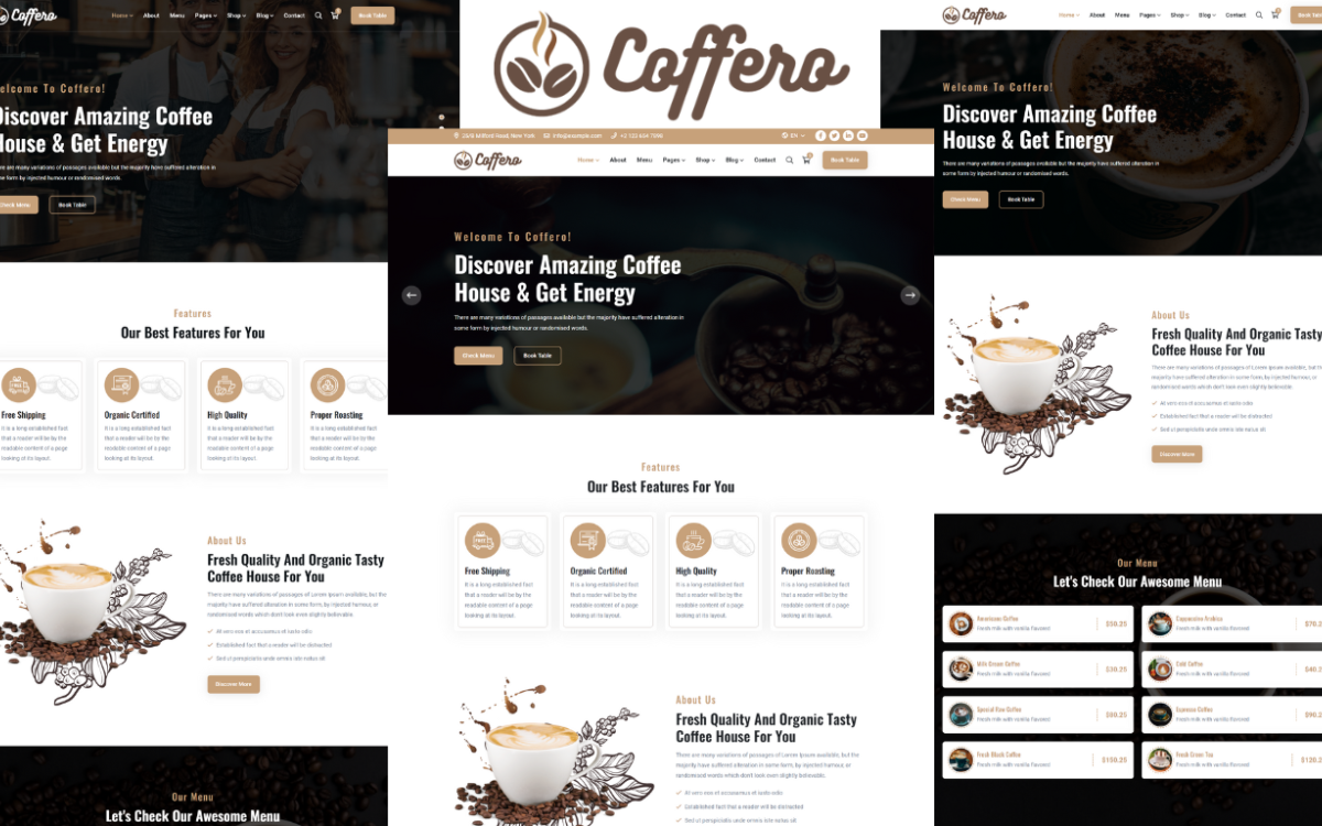 Gaming Cafe Website Template