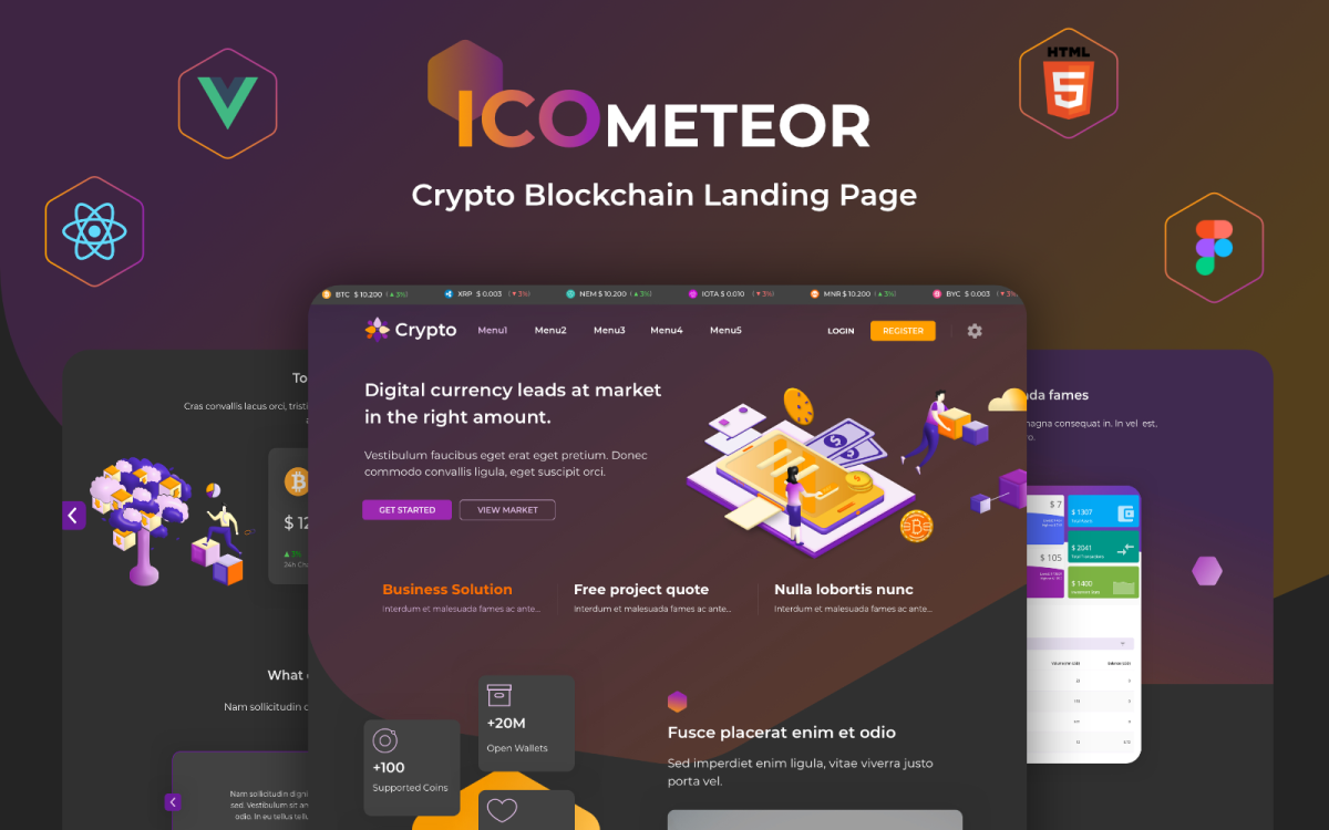 Crypto website template figma (98) foto