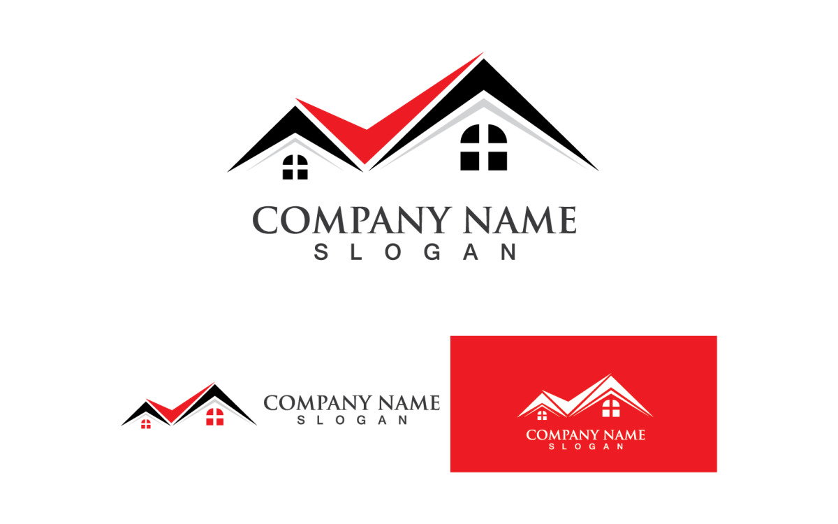 House Logo Design Vector Hd Images, Red House Logo Design Vector, Business,  House, Red PNG Image For Free Download